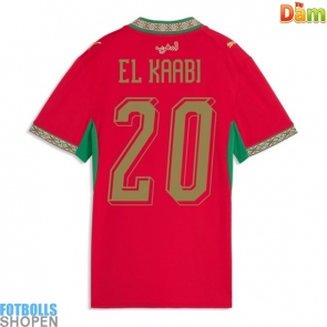 Billiga Marocko Ayoub El Kaabi #20 Hemmatröja Dam VM 2026 Kortärmad